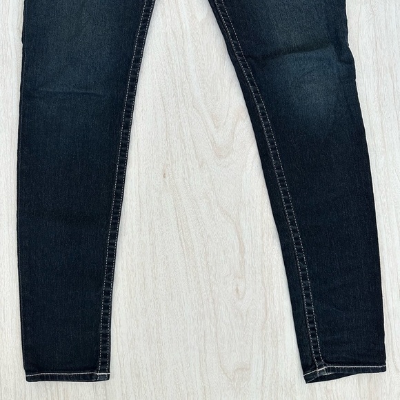 True Religion Buddha Legging Skinny Jeans Pants with Flaps Dark Wash Mid Rise 28 - Picture 3 of 12